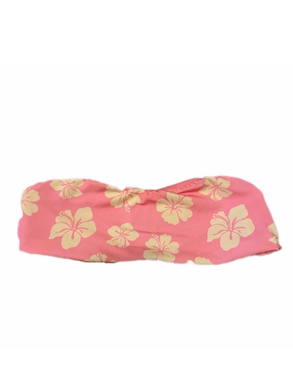 Pacific Republic bikini top Hawaiian hibiscus
